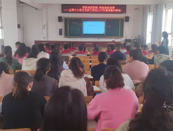 正阳县第三小学语文名师工作室2025年春季集中研修